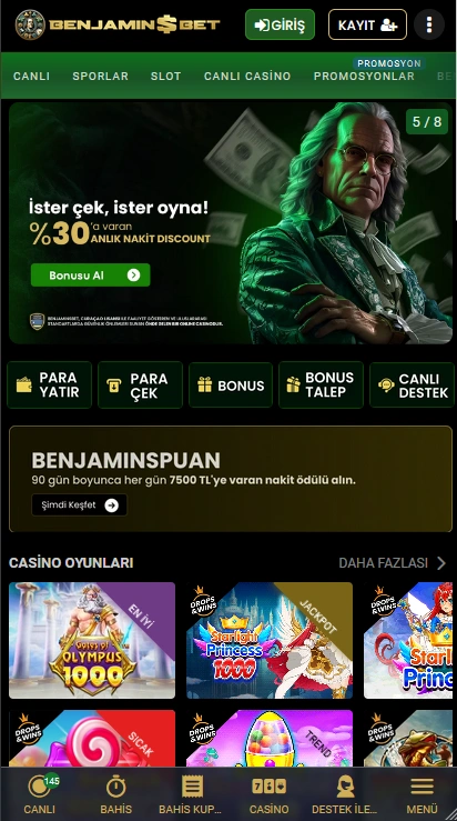 BenjaminsBet Mobil Giriş (2025) – Güvenli ve Hızlı Bahis Deneyimi