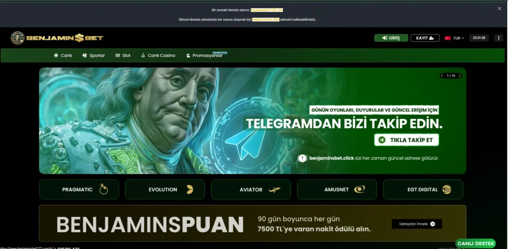 BenjaminsBet Resmi Adres – Güvenli Erişim ve Güncel Link