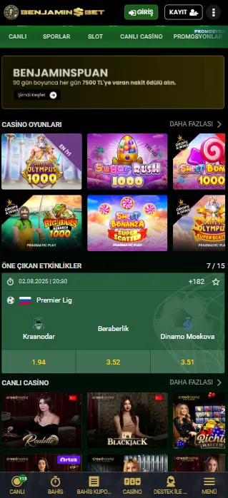 Mobilde BenjaminsBet’e Giremiyorum