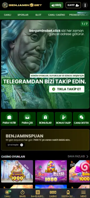 Mobilde BenjaminsBet’e Giremiyorum