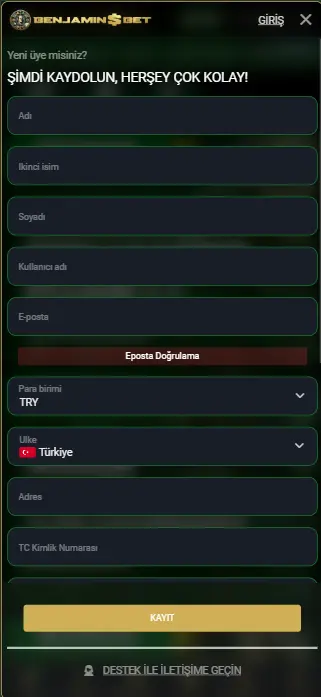 Benjaminsbet Şifremi Unuttum Ne Yapmalıyım?